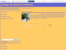Tablet Screenshot of delphinematthieu.canalblog.com