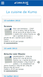 Mobile Screenshot of lacuisinedekumo.canalblog.com