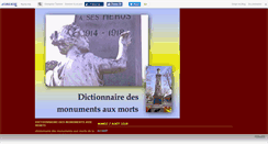 Desktop Screenshot of monumentsmorts.canalblog.com