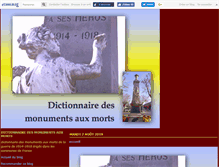 Tablet Screenshot of monumentsmorts.canalblog.com