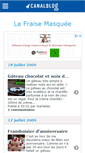 Mobile Screenshot of fraisemasquee.canalblog.com
