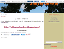 Tablet Screenshot of leblogdechonchon.canalblog.com