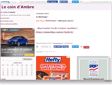 Tablet Screenshot of coindambre.canalblog.com