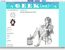Tablet Screenshot of geekme.canalblog.com