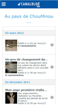 Mobile Screenshot of chouminou.canalblog.com