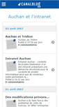 Mobile Screenshot of intranetauchan.canalblog.com
