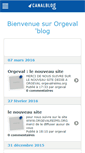 Mobile Screenshot of orgevalblog.canalblog.com
