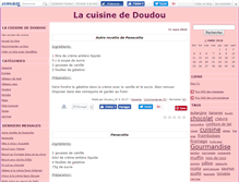 Tablet Screenshot of cuisinededoudou.canalblog.com
