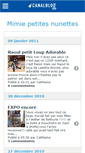Mobile Screenshot of mimienunettes.canalblog.com