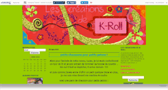 Desktop Screenshot of krollcreation.canalblog.com
