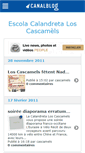 Mobile Screenshot of cascamels.canalblog.com