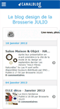Mobile Screenshot of julioobjetdesign.canalblog.com
