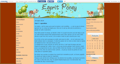 Desktop Screenshot of espritponey.canalblog.com