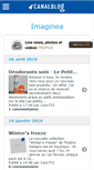 Mobile Screenshot of imaginea.canalblog.com