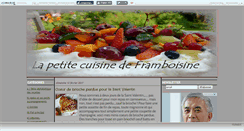 Desktop Screenshot of framboisine.canalblog.com