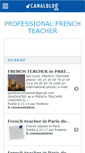 Mobile Screenshot of frenchteacher.canalblog.com