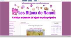Desktop Screenshot of bijouxdenanou.canalblog.com