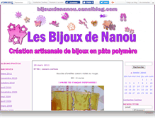 Tablet Screenshot of bijouxdenanou.canalblog.com