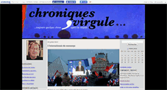Desktop Screenshot of chroniquevirgule.canalblog.com