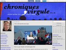 Tablet Screenshot of chroniquevirgule.canalblog.com