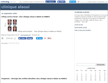 Tablet Screenshot of cliniqueslaoui.canalblog.com