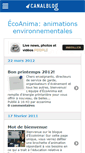 Mobile Screenshot of ecoanima.canalblog.com