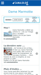Mobile Screenshot of damemarmotte.canalblog.com