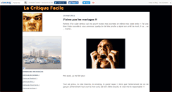 Desktop Screenshot of lacritiquefacile.canalblog.com