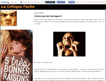 Tablet Screenshot of lacritiquefacile.canalblog.com