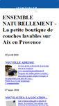 Mobile Screenshot of boutiquenaturel.canalblog.com