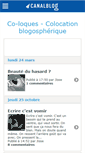 Mobile Screenshot of coloques.canalblog.com