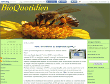 Tablet Screenshot of bioquotidien.canalblog.com