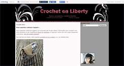 Desktop Screenshot of crochetenliberty.canalblog.com