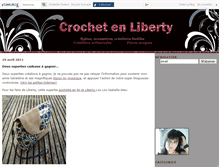 Tablet Screenshot of crochetenliberty.canalblog.com