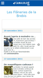 Mobile Screenshot of flaneriesbrebis.canalblog.com
