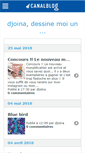 Mobile Screenshot of djoina.canalblog.com