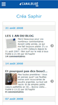 Mobile Screenshot of creasaphir.canalblog.com