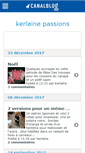 Mobile Screenshot of kerlaine.canalblog.com