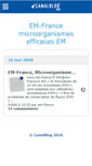 Mobile Screenshot of microorganismes.canalblog.com