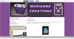 Desktop Screenshot of marianecreations.canalblog.com