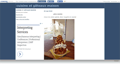 Desktop Screenshot of gateauxmaison.canalblog.com