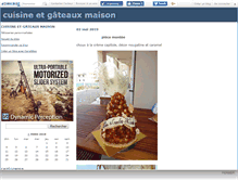 Tablet Screenshot of gateauxmaison.canalblog.com