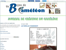 Tablet Screenshot of cameleblogue.canalblog.com