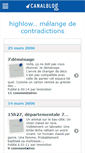 Mobile Screenshot of highlowmix.canalblog.com