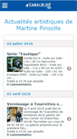 Mobile Screenshot of martinepinsolle.canalblog.com