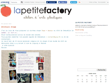 Tablet Screenshot of lapetitefactory.canalblog.com