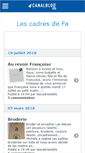 Mobile Screenshot of lescadresdefa.canalblog.com