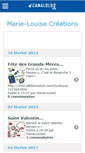 Mobile Screenshot of marielouisec.canalblog.com