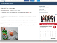 Tablet Screenshot of bubblesque.canalblog.com