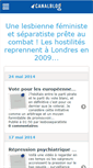 Mobile Screenshot of lesboseparatiste.canalblog.com